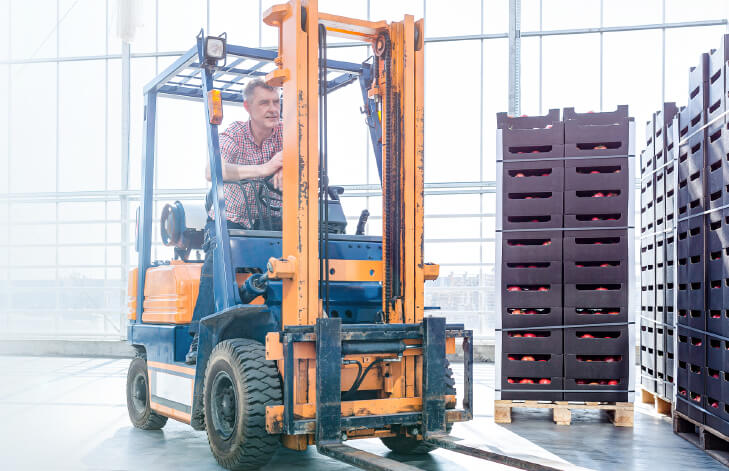 BlueIOT RTLS in Forklift Tracking