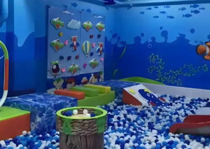 Bluetooth AOA indoor children's entertainment positioning application management solution