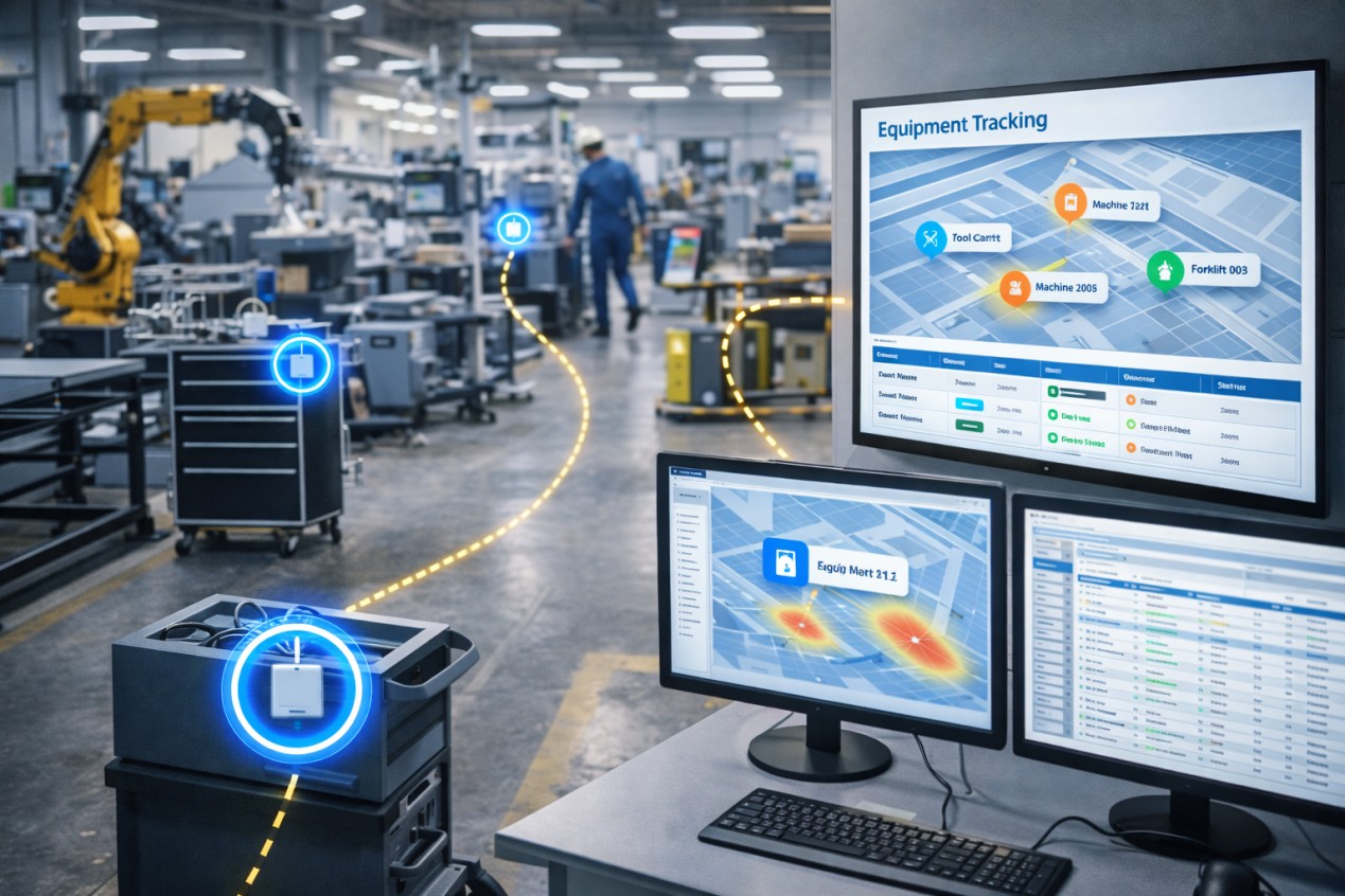Reducing Equipment Search Time in Manufacturing with RTLS