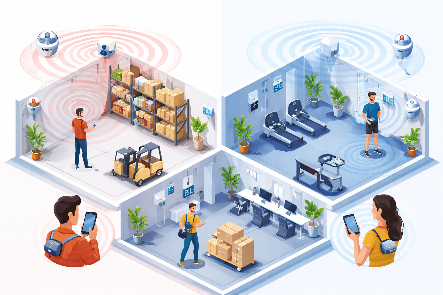 UWB vs BLE Positioning: A Complete Comparison for Indoor Tracking