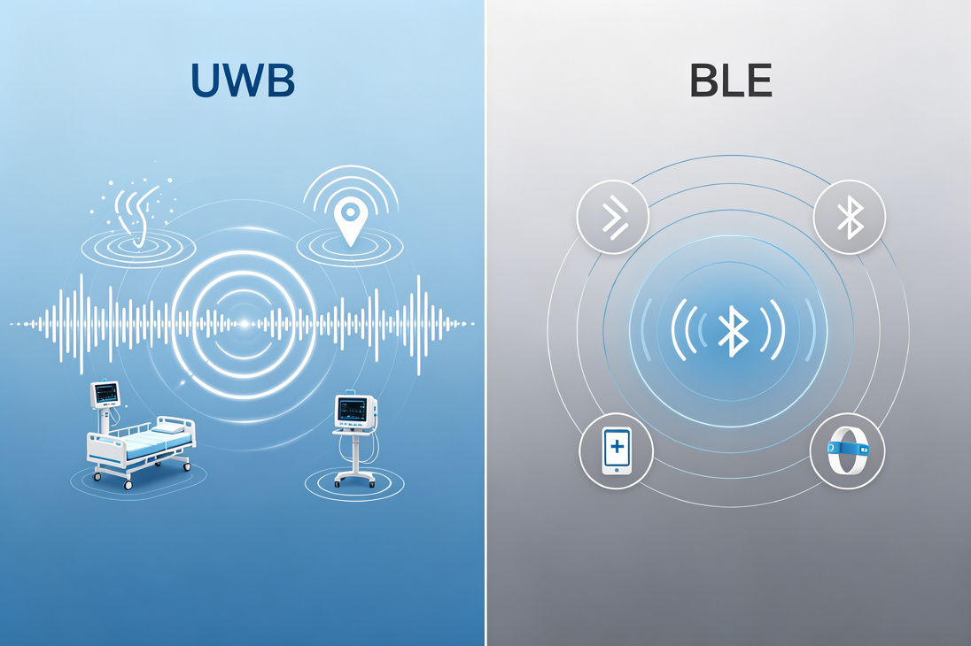 UWB vs BLE for RTLS in Healthcare: Which Is Better and Why in 2026?