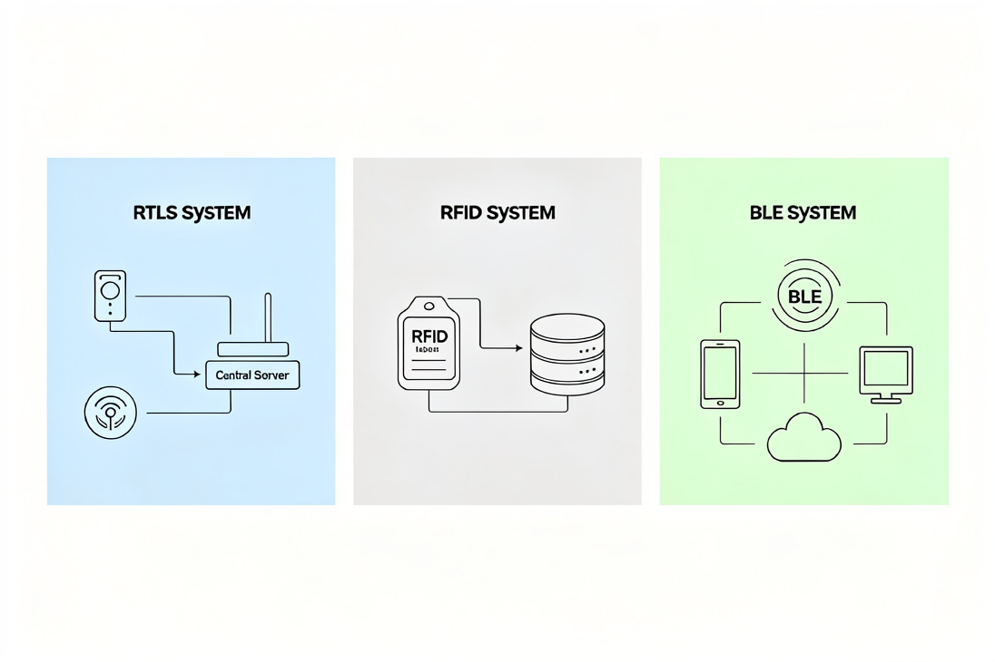 Best Equipment Tracking Systems for Healthcare: RTLS vs RFID vs BLE