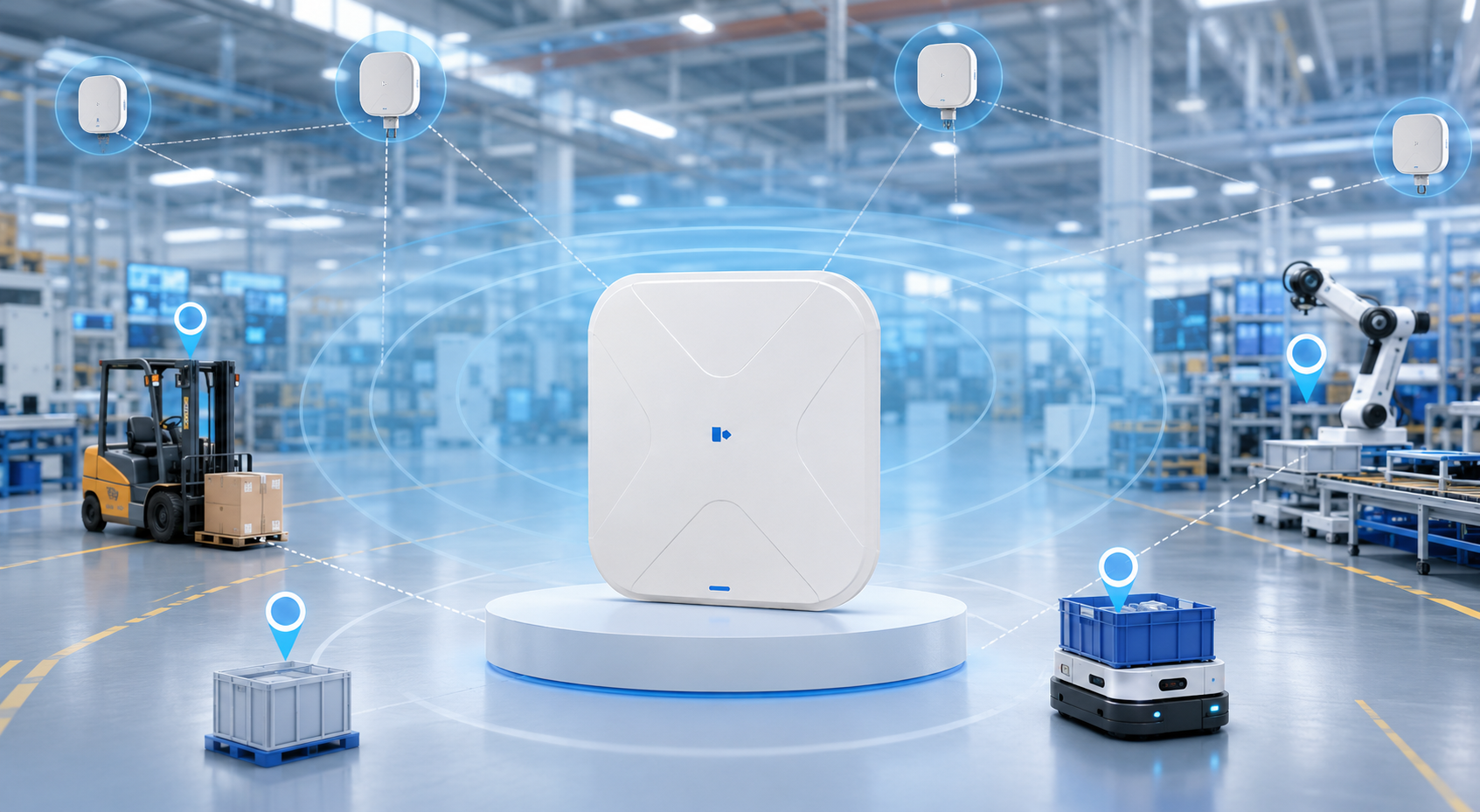 RTLS in Manufacturing: A Complete Guide to Smart Factory Tracking (2026 Guide) RTLS in Manufacturing: A Complete Guide to Smart Factory Tracking (2026 Guide)
